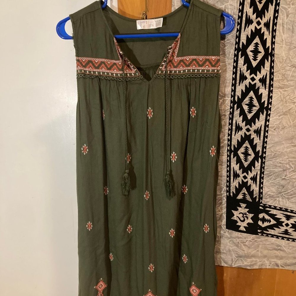 Time and Tru, Green, Size: XL